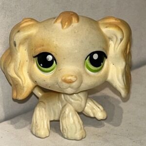 Authentic Littlest Pet Shop #347 Spaniel Cocker Dog / Original Hasbro LPS